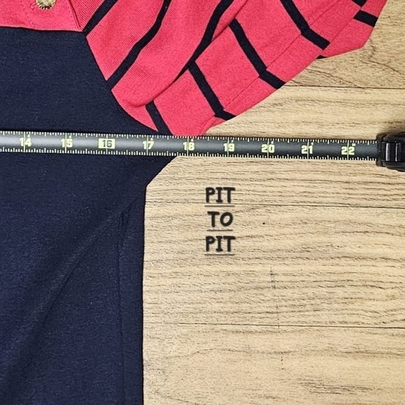 RALPH LAUREN | 100% COTTON QUARTER SLEEVE TOP - Picture 11 of 12